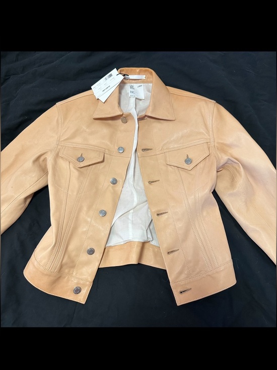 Helmut Lang Jackets & Blazers - Helmut Lang Beige Leather Jacket